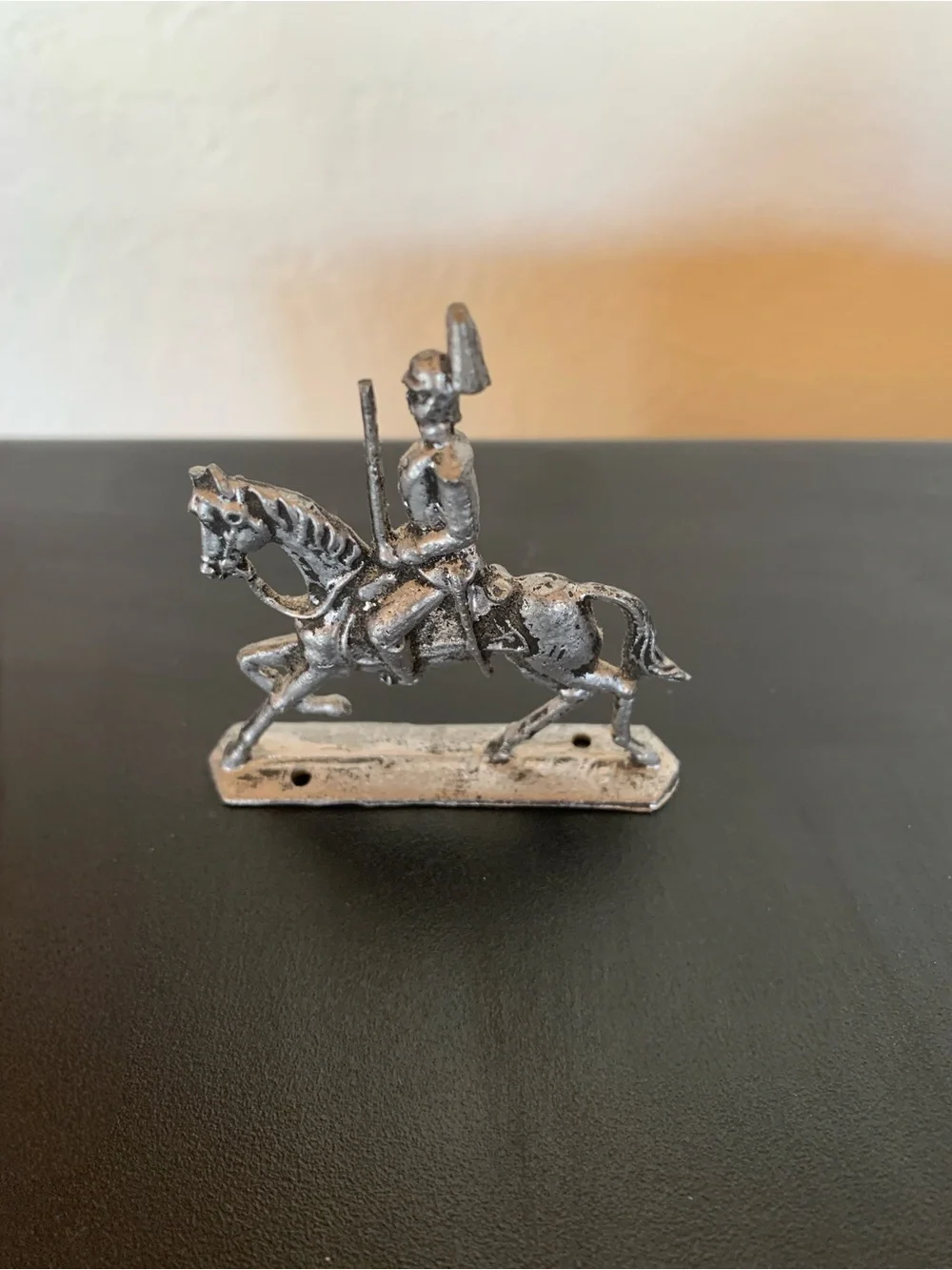 Vintage Cast Metal Cavalry Toy Soldiers - Set of 3 Miniature Cavalry Soldiers